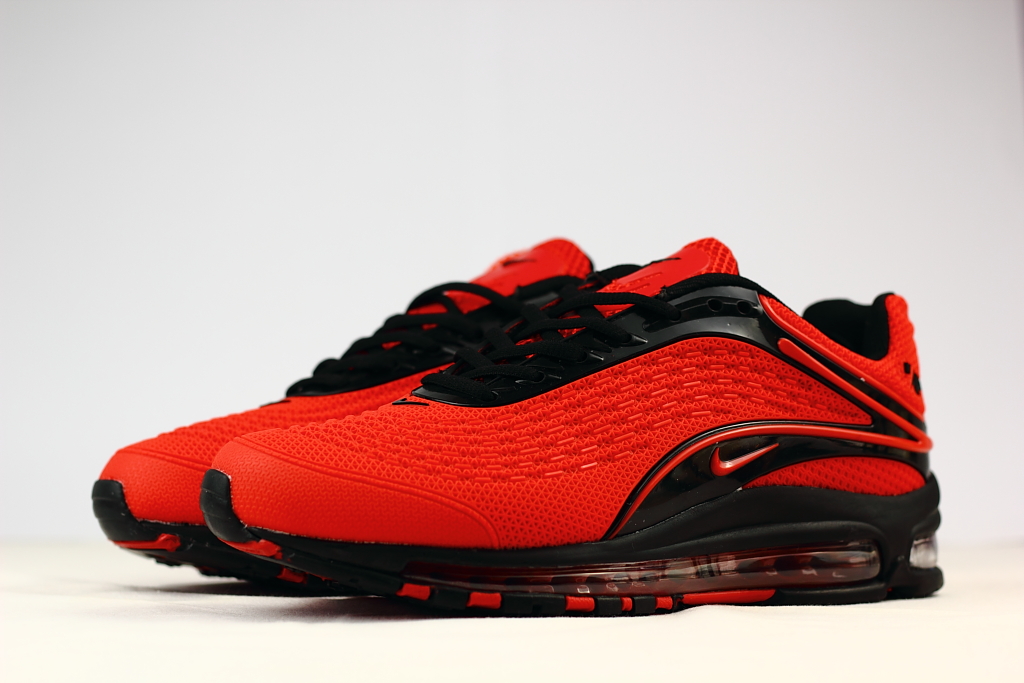 Nike Air Max Deluxe OG 1999 Red Black Shoes - Click Image to Close